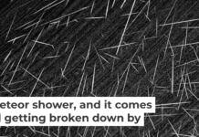 This composite image shows the Geminid meteors, captured in 2020 using Global Meteor Network software. Aleksandar Merlak